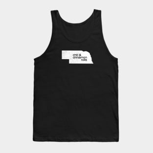 Vintage Nebraska Food Chili Cinnamon Rolls Tank Top